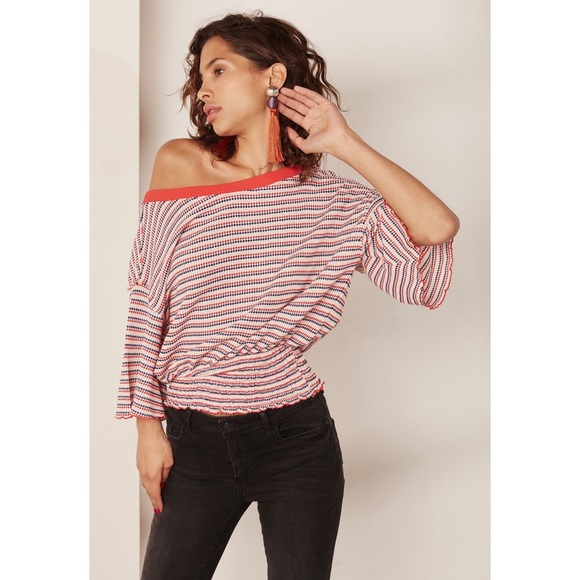 Free People Ebony Striped Tee - Picture 3 of 7